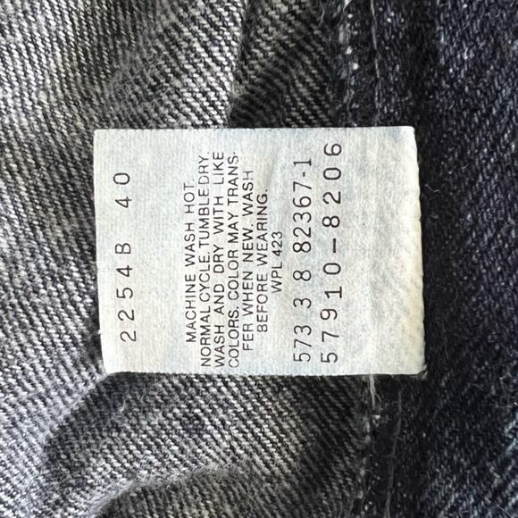 Vintage Levi’s 573 Ultra High Rise Flat Front Tapered Leg Brown Tab Jeans - Picture 9 of 9